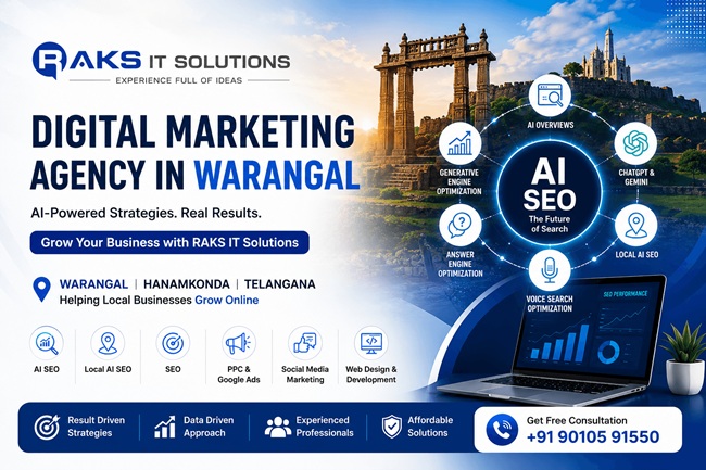 Best Digital Marketing Agency in Hanumakonda, Warangal and Kazipet